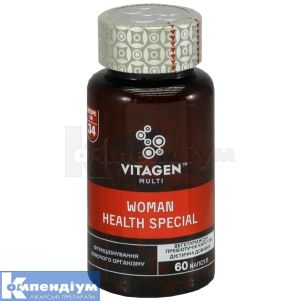 WOMEN'S HEALTH (VITAGEN КОМПЛЕКС №34) капсули, № 60; Biodeal Pharmaceuticals Private Limited