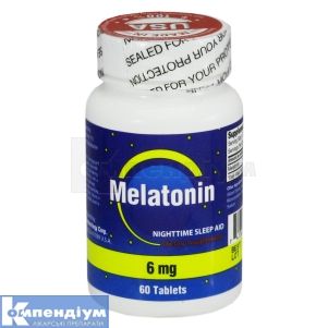 МЕЛАТОНІН 6 мг