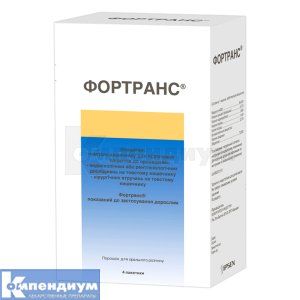 Фортранс® порошок для орального раствора, пакетик, 73.69 г, № 4; Mayoly