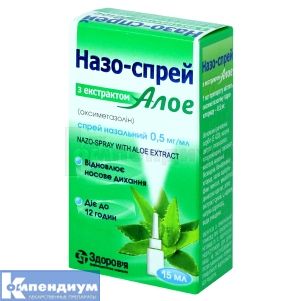 Назо-Спрей с экстрактом алоэ (Nazo-Spray with aloe extract)