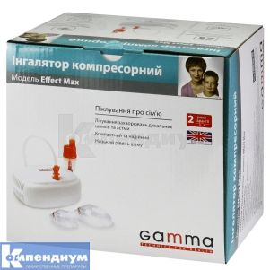 Ингалятор компрессорный GAMMA effect max, № 1; Shenzhen Homed Medical Device