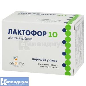 ЛАКТОФОР-10 порошок, саше, № 10; Ananta Medicare
