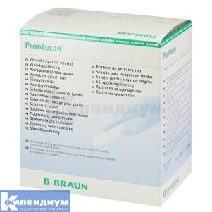 Раствор для ирригации ран Prontosan® (Пронтосан) 40 мл, № 24; B. Braun 