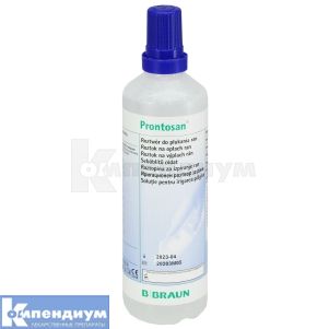 Раствор для ирригации ран Prontosan® (Пронтосан) 350 мл, № 1; B. Braun 