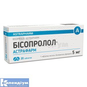 Бісопролол-Астрафарм (Bisoprololum-Astrapharm)