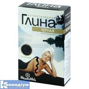 ГЛИНА КОСМЕТИЧНА 100 г, чорна, чорна; undefined