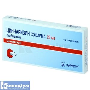 Циннаризин Софарма (Cinnarizin Sopharma)