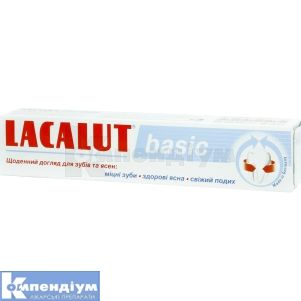 ЛАКАЛУТ БАЗИК (LACALUT BASIC) ЗУБНА ПАСТА зубна паста, 75 мл; Натурварен 