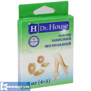 ПЛАСТИР ЗАХИСНИЙ МОЗОЛЬНИЙ ULTRA "H Dr. House"