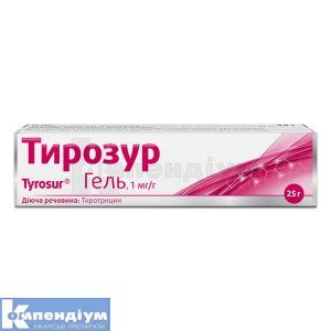Тирозур гель, 1 мг/г, туба, 25 г, № 1; Alpen Pharma AG 