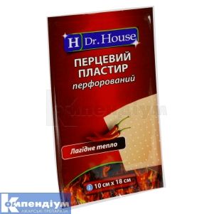 ПЛАСТИР ПЕРЦЕВИЙ "H Dr. House" 10 см х 18 см, № 1; undefined