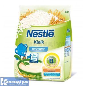 Каша безмолочна рисова Нестле (Porridge milk-free rice Nestle)