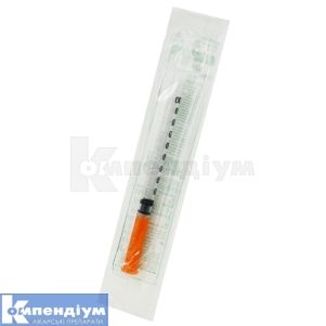 Шприц інсуліновий (Insulinic syringe)