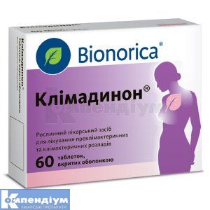 Клімадинон® таблетки, вкриті оболонкою, № 60; Біонорика СЕ