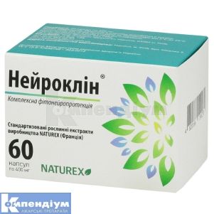 Нейроклін капсули, 400 мг, № 60; Елемент здоров'я