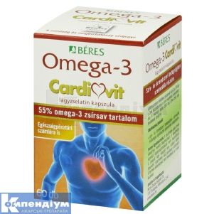 Береш омега-3 кардіовіт (Beres omega-3 cardiovit)