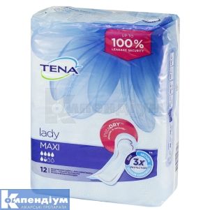 Прокладки урологічні Тена леді максі (Urological pads Tena lady maxi)