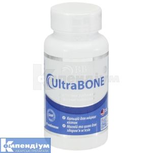 ДОБАВКА ДІЄТИЧНА "UltraBONE Ca" таблетки, № 30; Alfa Vitamins Laboratories. Inc