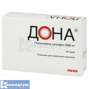 Дона® порошок для орального розчину, 1500 мг, саше, № 20; Viatris