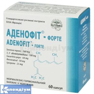 Аденофіт®-форте капсули, 420 мг, № 60; Нутрімед