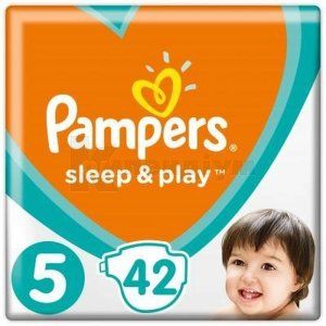 ПІДГУЗНИКИ ДИТЯЧІ PAMPERS SLEEP & PLAY junior (11-18 кг), № 42; Проктер енд Гембл