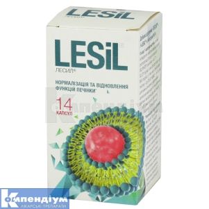 Лесил® капсули, 144 мг, № 14; Универсальное агентство "Про-фарма"