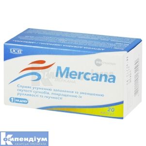 Меркана капсули, 362 мг, № 20; Универсальное агентство "Про-фарма"