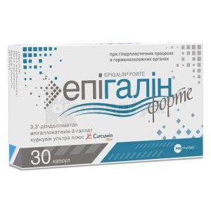 Епігалін® Форте капсули, 422 мг, № 30; Универсальное агентство "Про-фарма"