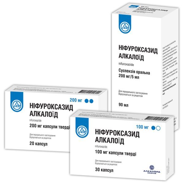 Ніфуроксазид Алкалоїд (Nifuroxazide Alkaloid<sup>&reg;</sup>)