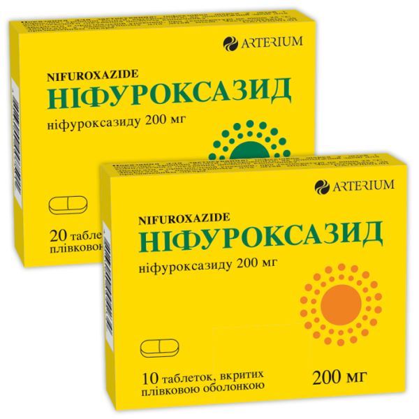 Ніфуроксазид таблетки (Nifuroxazide tablets)