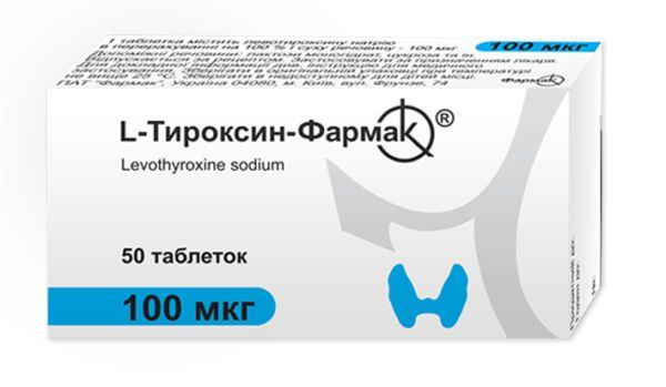 L-Тироксин-Фармак<sup>&reg;</sup><I>таблетки 100 мкг</I> (L-Thyroxin-Farmak<sup>&reg;</sup><I>tablets 100 mcg</I>)