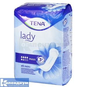 ПРОКЛАДКИ УРОЛОГИЧЕСКИЕ TENA LADY MAXI № 6; SCA Hygiene Products