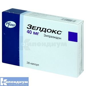 Зелдокс® капсулы твердые, 40 мг, блистер, № 28; Viatris Specialti LLC