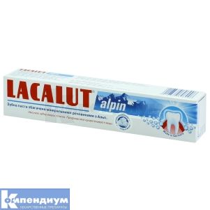 ЛАКАЛУТ АЛЬПИН (LACALUT ALPIN) ЗУБНАЯ ПАСТА зубная паста, 75 мл; Naturwaren