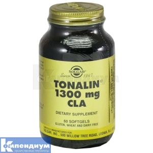ТОНАЛИН® 1300 мг КЛК капсулы, 1300 мг, флакон, № 60; Solgar Vitamin and Herb