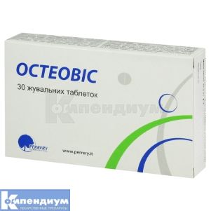 Остеовис таблетки жевательные, 1,5 г, № 30; Perrery Farmaceutici SRL