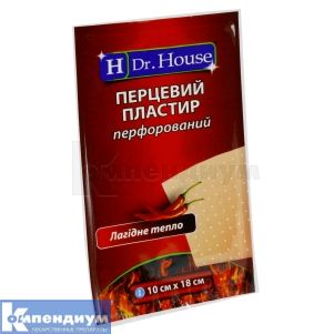 ПЛАСТЫРЬ ПЕРЦОВЫЙ "H Dr. House" 10 см х 18 см, № 1; undefined