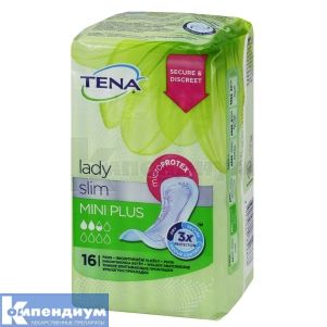 Прокладки урологические Tena Lady Slim Mini Plus № 16; Эссити Украина