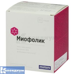 Миофолик саше, 2 г, № 30; Amaxa Pharma LTD