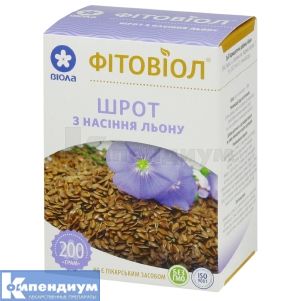 Шрот из семян льна (Oil cake from linen seeds)