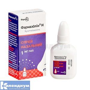 Фармазолин® Н спрей назальный, 1 мг/мл, флакон, 15 мл, № 1; Фармак