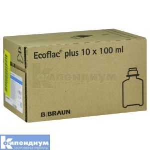 Парацетамол Б. Браун 10 мг/мл раствор для инфузий, 10 мг/мл, флакон, 100 мл, в коробке, в коробке, № 10; B. Braun
