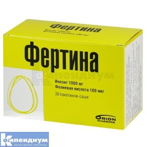 Фертина саше, 3 г, № 30; Fine Foods and Pharmaceuticals N.T.M. S.p.A.