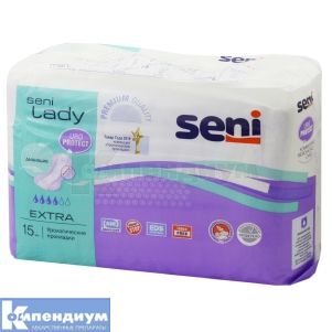 Прокладки урологические Сени леди экстра (Urological pads Seni lady extra)