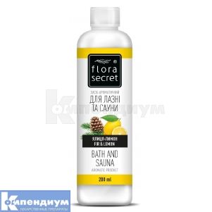 Средство ароматическое для бани и сауны пихта и лимон (Aromatic remedy for sauna and bathhouse fir and lemon)