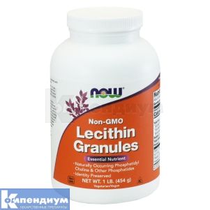 Now Foods Лецитин в гранулах гранулы, 454 г, № 1; NOW FOODS