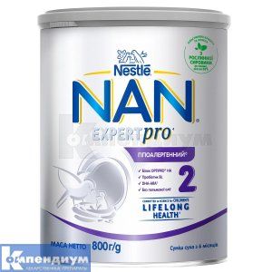 Нан 2 оптипро смесь сухая гипоаллергенная (Nan 2 optipro hypoallergenic dry mix)