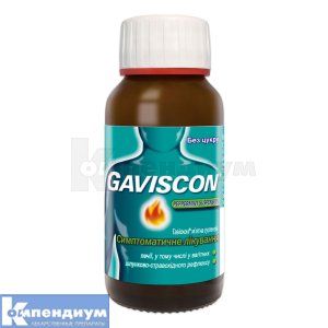 Гавискон мятная суспензия (Gaviscon<sup>&reg;</sup> peppermint suspension)
