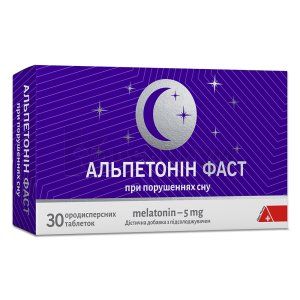 Альпетонин Фаст таблетки, диспергируемые в ротовой полости, 5 мг, блистер, № 30; Alpen Pharma AG