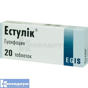 Эстулик® таблетки, 1 мг, блистер, № 20; Egis
